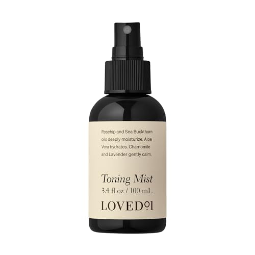 Loved01 Face & Body Toning Mist, John Legend Skincare, Hydrating & Cleansing Serum, Moisturizing Spray, Alcohol-Free, Formulated with Witch Hazel & Aloe Vera, 3.4 oz