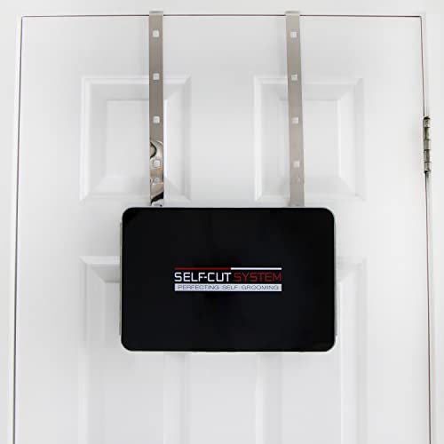 3-Way Trifold Mirror for Self Hair Cutting with Adjustable Hooks