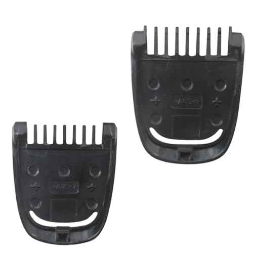 Replacement Beard Stubble Guide Combs Guards 1mm & 2mm Compatible with Philips Norelco Multigroom Trimmer BT5511, MG3750, MG3760, MG5700, MG5750