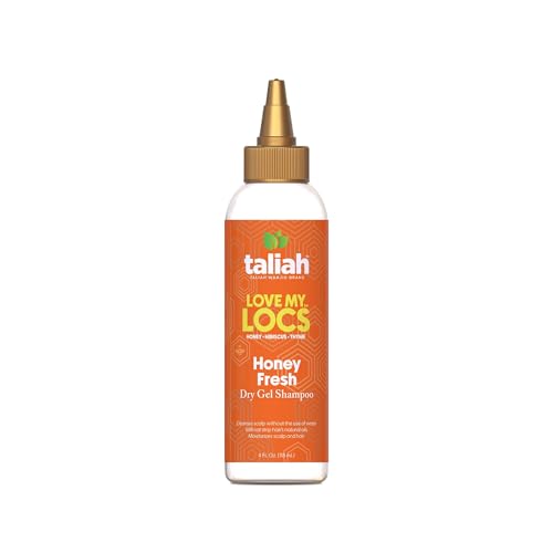 Taliah Waajid Love My Locs Honey Fresh Dry Gel Shampoo 4oz ? No-Rinse Scalp Cleanser for Locs, Braids, Twists & Protective Styles