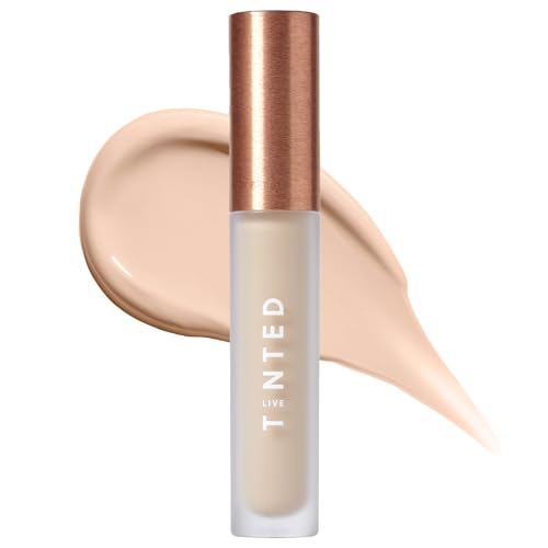 Live Tinted Hueskin Serum Concealer - Medium-to-Full Coverage Concealer with Niacinamide, & Hyaluronic Acid for Dark Circles, Fine Lines & Wrinkles, Buildable Long-Lasting Formula, 0.35 oz Shade 19