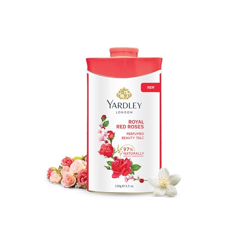 Yardley London Royal Red Roses Perfumed Talc 100g