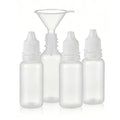 15ml Dropper Bottles 5-Pack with Funnel - Eye Drops & Essential Oils