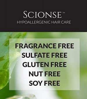 SCIONSE Hypoallergenic Detangle Leave-In Conditioner with Fragrance-Free, Heat Protectant