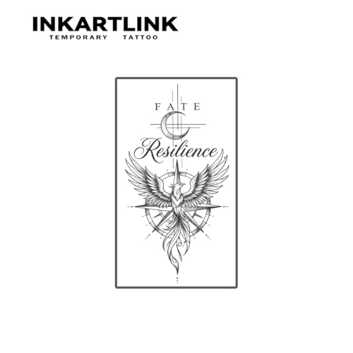 Semi-Permanent Tattoos - 2 Sheets Waterproof Realistic Design