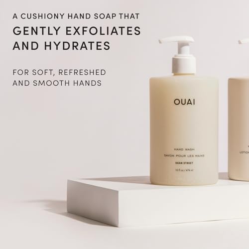 OUAI Dean Street Hand Wash - Exfoliating Liquid Soap, 16 Fl Oz