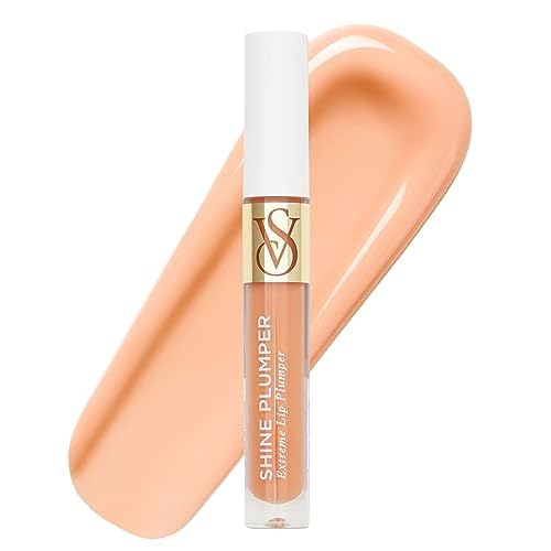 Victoria's Secret Shine Extreme Lip Plumper in Warm Blush, Plumping Gloss for Women with Marine Collagen Microspheres