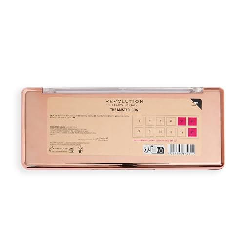Revolution Master Icon Matte Nudes Palette - 12 Shades
