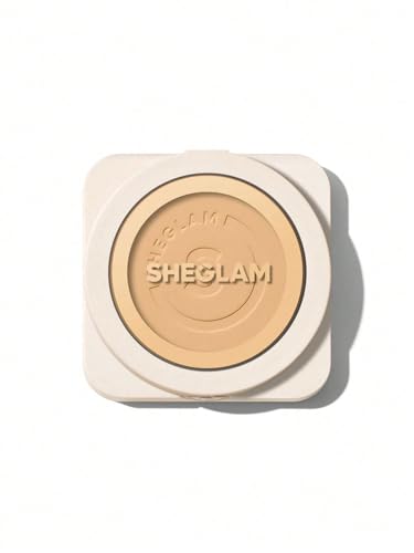 SHEGLAM Full Coverage Powder Foundation - Talc-Free, Oil-Control