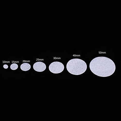 Microdermabrasions Filters, 500pcs Microdermabrasion Cotton Filters Replacement Cotton Sponge Replacement Filter Round Filtering Pads for Blackhead Removal Beauty Machine(15mm)