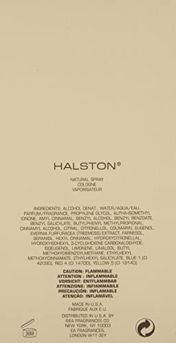 Halston Women's Cologne Spray - Alcohol-Free Floral Fragrance, 3.4 oz