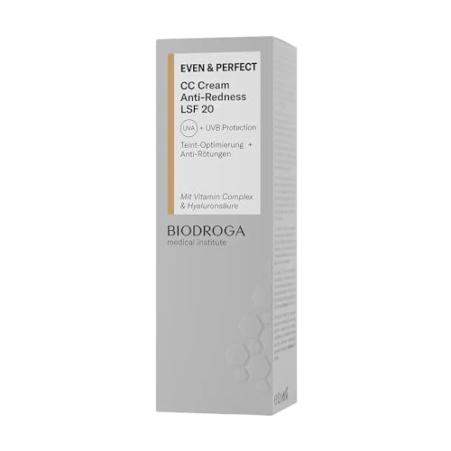 Biodroga Medical Institute Even & Perfect CC Cream Anti-Redness SPF 20, 1.2 Ounce (Pack of 1)