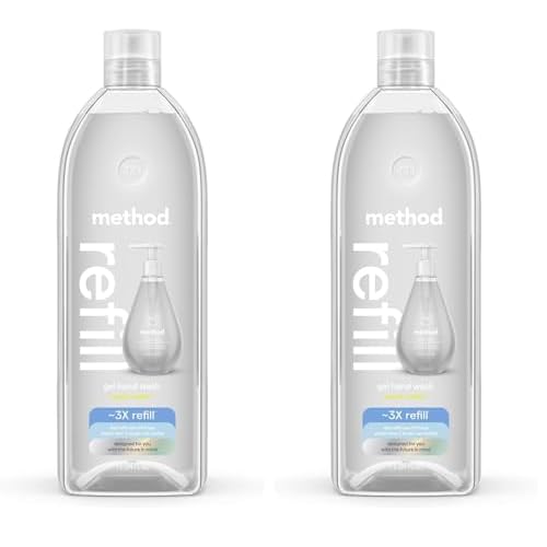 Method Gel Hand Soap, Refill, Sweet Water, 34 oz (Packaging May Vary) (Pack of 2)