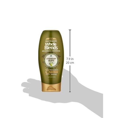 Garnier Whole Blends Replenishing Conditioner Legendary Olive, Dry Hair, 12.5 fl. oz.