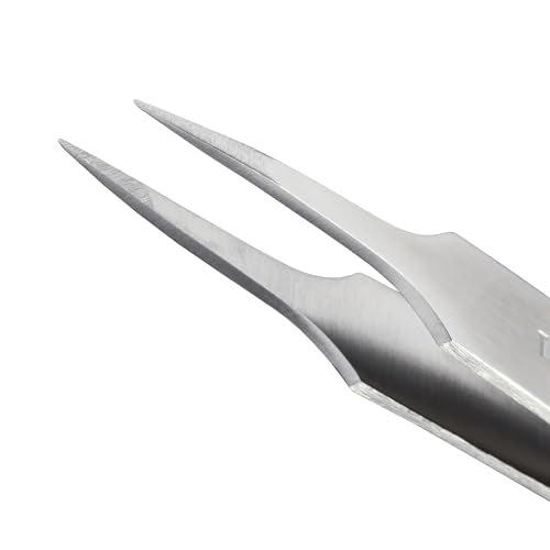 Tweezerman Stainless Steel Ingrown Hair Splintertweeze for Women and Men,(Pack of 2)