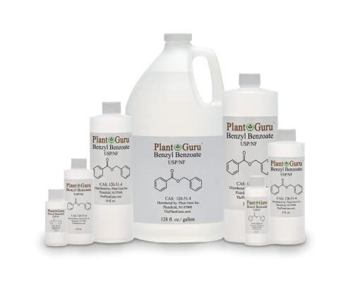 Benzyl Benzoate USP Grade 8 fl oz - Cosmetics & Fragrance