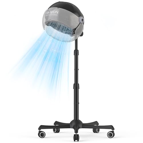 TASALON Ionic Hooded Hair Dryer 1875W with Adjustable Settings for Home & Salon
