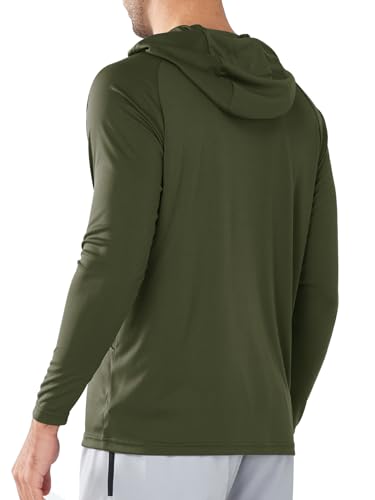 NORTHYARD Men's UPF 50+ Sun Protection Hoodie | Rash Guard Shirt