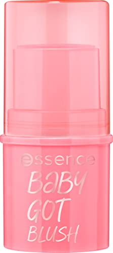 Essence Baby Got Blush Buildable Cream Makeup Stick - Tickle Me Pink 0.19oz - Travel Friendly, Vegan & Cruelty-Free, Variation 10