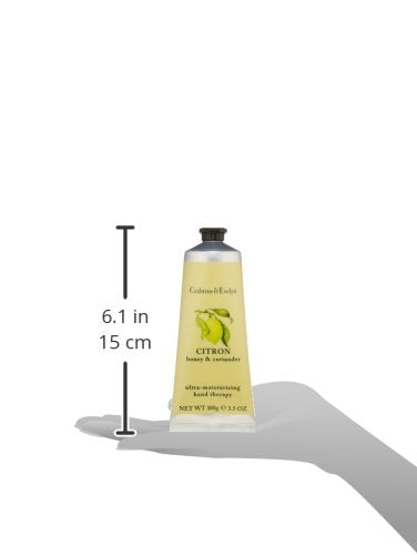 Crabtree & Evelyn Ultra-Moisturising Hand Therapy, Citron, Honey and Coriander, 3.5 oz