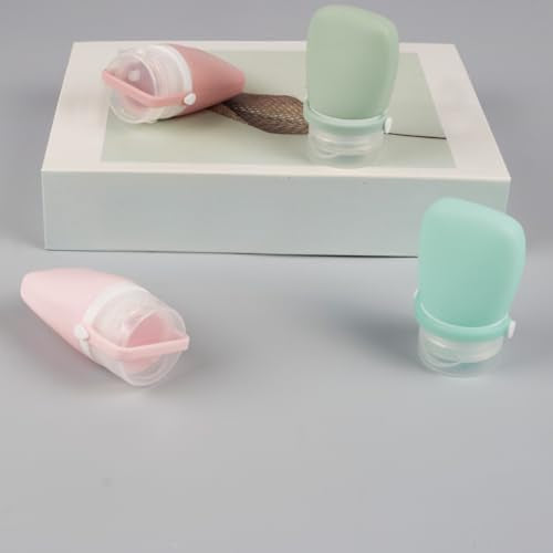 1oz Travel Bottles for Toiletries, Silicone Leak-Proof TSA Approved (4-Pack)