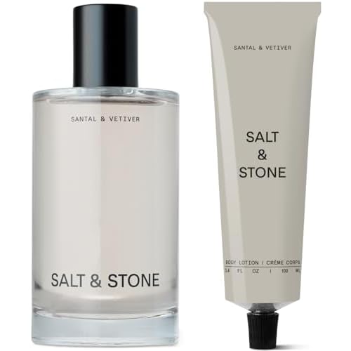 Salt & Stone Body Mist + Body Lotion Bundle | Santal & Vetiver