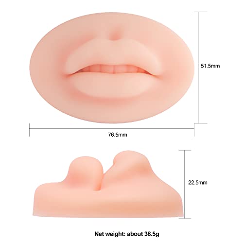 3D Silicone Practice Lips for Permanent Makeup Tattooing
