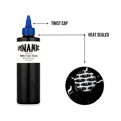 Dynamic Color Co Triple Black Ink 8oz Bottle