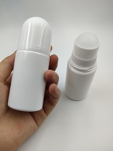 4-Pack 50mL Empty Roll-On Bottles for Essential Oils & Deodorants
