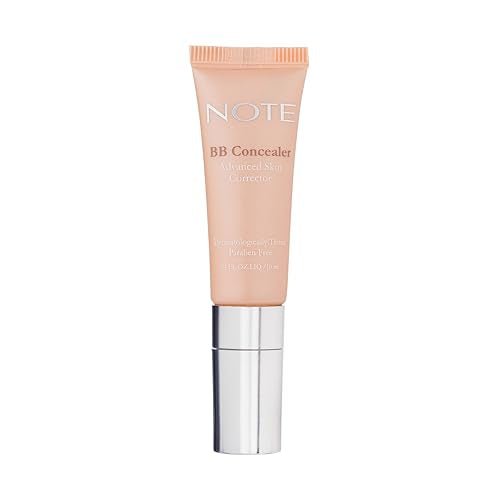 NOTE BB Concealer SPF 15 ? Make Up Under Eye Concealer for Dark Circles and Fine Lines - Face Makeup with Cooling Metal Tip ? 01 ? 0.3 oz
