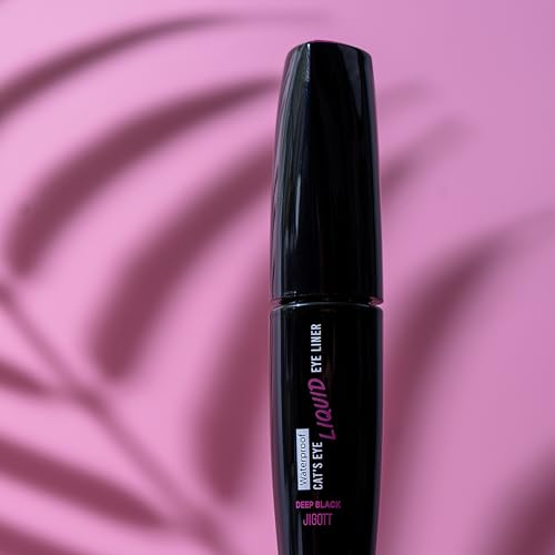 Jigott Cat's Eye Waterproof Liquid Eyeliner - Deep Black 9g