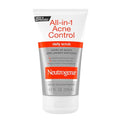 Neutrogena All-In-1 Acne Control Daily Face Scrub, 4.2 oz, 3 Pack