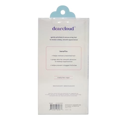 dearcloud Pastel Clouds Smoothing Dermaplane Facial Razor Set - Smooth & Exfoliate (3 pack)
