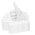 20 Pairs White Cotton Gloves for Dry Hands & Eczema