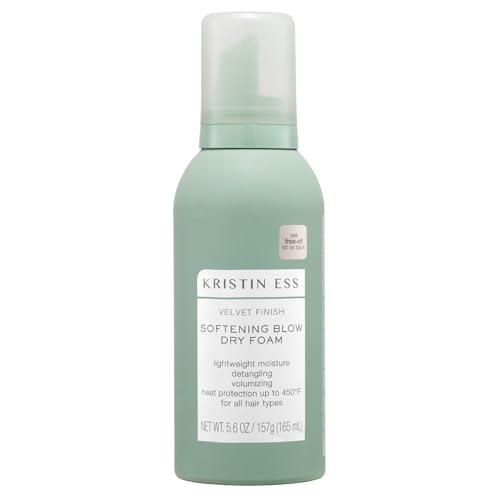 Kristin Ess Heat Protectant Hair Mousse 4-in-1 Volumizing Foam