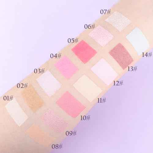 Single Matte Eyeshadow Makeup Palette, Neutral Beige Nude Eyeshadows Singles, Monochrome Eye Shadow Palette Makeup for Women, de sombras de ojos, Highly Pigmented Daily Evening Girls Eyeshadow