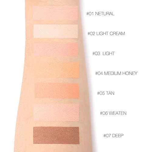 Semme Full Coverage Concealer Dark Circles Creamy Spot Correcting Concealer(#1)