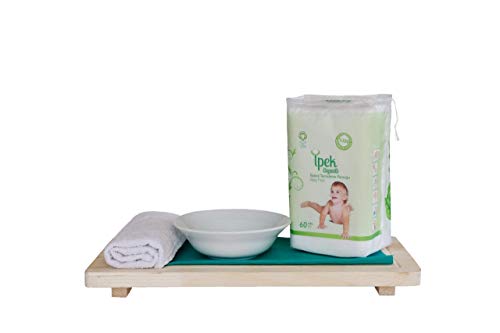 Organic Cotton Baby Dry Pads 360 Count - Soft & Chemical Free