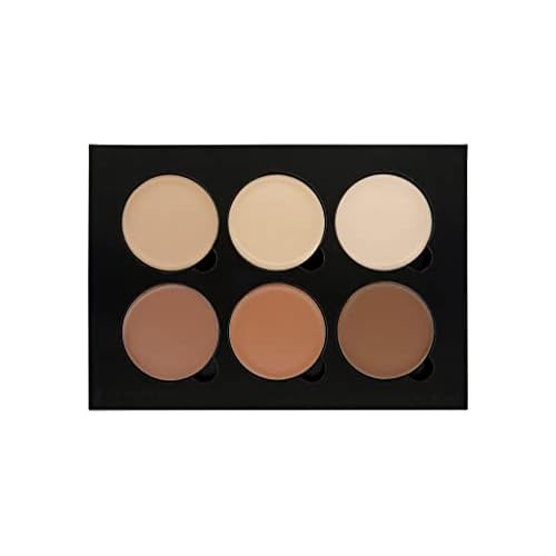 W7 Lift & Sculpt Cream Contour Kit - Concealing, Highlighting & Contouring Makeup Palette - Step-by-Step Instructions Included