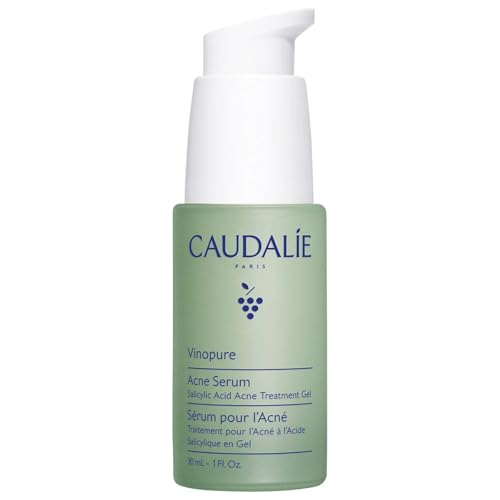 Caudalie Vinopure Acne Treatment, Salicylic Acid Serum to Treat and Prevent Blemishes - 30 mL
