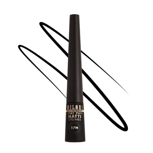 Milani Stay Put Matte Liquid Eyeliner Black 17H