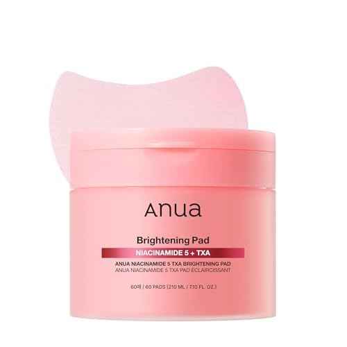 Anua Niacinamide 5 TXA Toner Pads ? Hydrating Facial Pad for Even-Looking Skin Tone & Daily Radiance Care, Glow up Under-Eye with Tranexamic Acid, Korean Skin Care (210ml, 60 Pads)