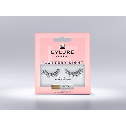 Eylure Texture False Lash, Style No. 117, Reusable, Adhesive Included, 1 Pair