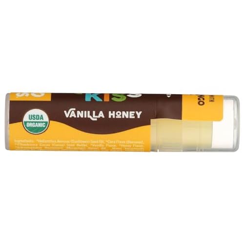 ECO LIPS Organic Mongo Kiss Vanilla Honey Lip Balm, 0.25 OZ