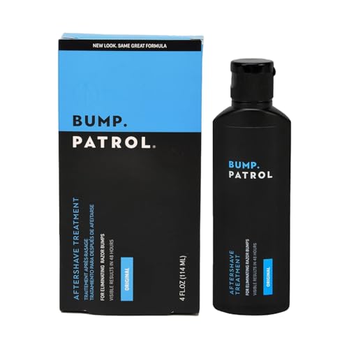 Bump Patrol Original Formula Aftershave Treatment Serum ? Razor Bump Stopper and Ingrown Hair Treatment for Men and Women, Ingrown Hair Serum with Salicylic Acid - 4 oz (Pack of 1)