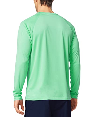 BALEAF Men's Sun Protection Shirts UV SPF T-Shirts UPF 50+ Long Sleeve Rash Guard Fishing Running Quick Dry Beach Glass Size S