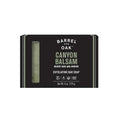 Barrel & Oak Exfoliating Bar Soap for Men, Walnut Shell Powder, Olive Stone, and Essential Oils, Long-Lasting Bar Soap, Vegan, SLS-Free, Canyon Balsam