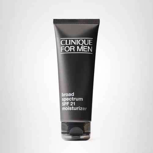 Clinique For Men Broad Spectrum SPF 21 Face Moisturizer | Oil Free Face Lotion With SPF | Hydrating + Protecting | For All Skin Types, 3.4 Fl Oz