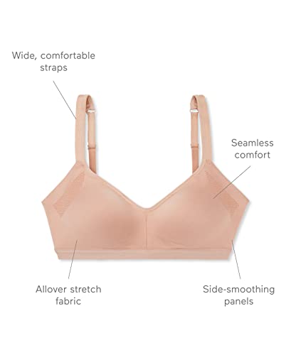 Warner's Women's Easy Does It Underarm-Smoothing with Seamless Stretch Wireless Lightly Lined Comfort Bra Rm3911a, Celestial, XX-Large