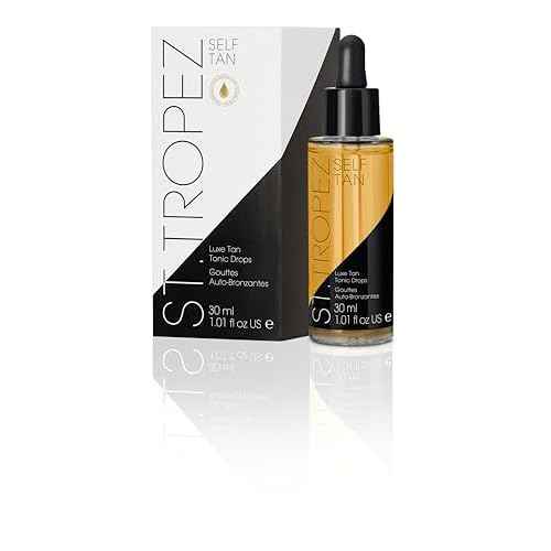 St.Tropez Glow Kit: Gradual Tan Firming Lotion Light to Medium & Luxe Self Tan Tonic Glow Drops, Vegan, Natural & Cruelty-Free